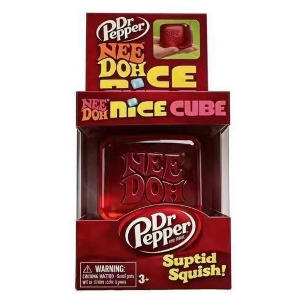 Горячая Распродажа Schylling Dr Pepper X Needoh Nice Cube Мягкая Сенсорная Игрушка-Антистресс Снятие Стресса Снятие Тревоги Для Взрослых И Детей