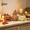 Праздничные ornaments в стиле фермерского дома 3/4 шт. Винтажный деревянный декор тыквы Рустик Осенний настольный декор