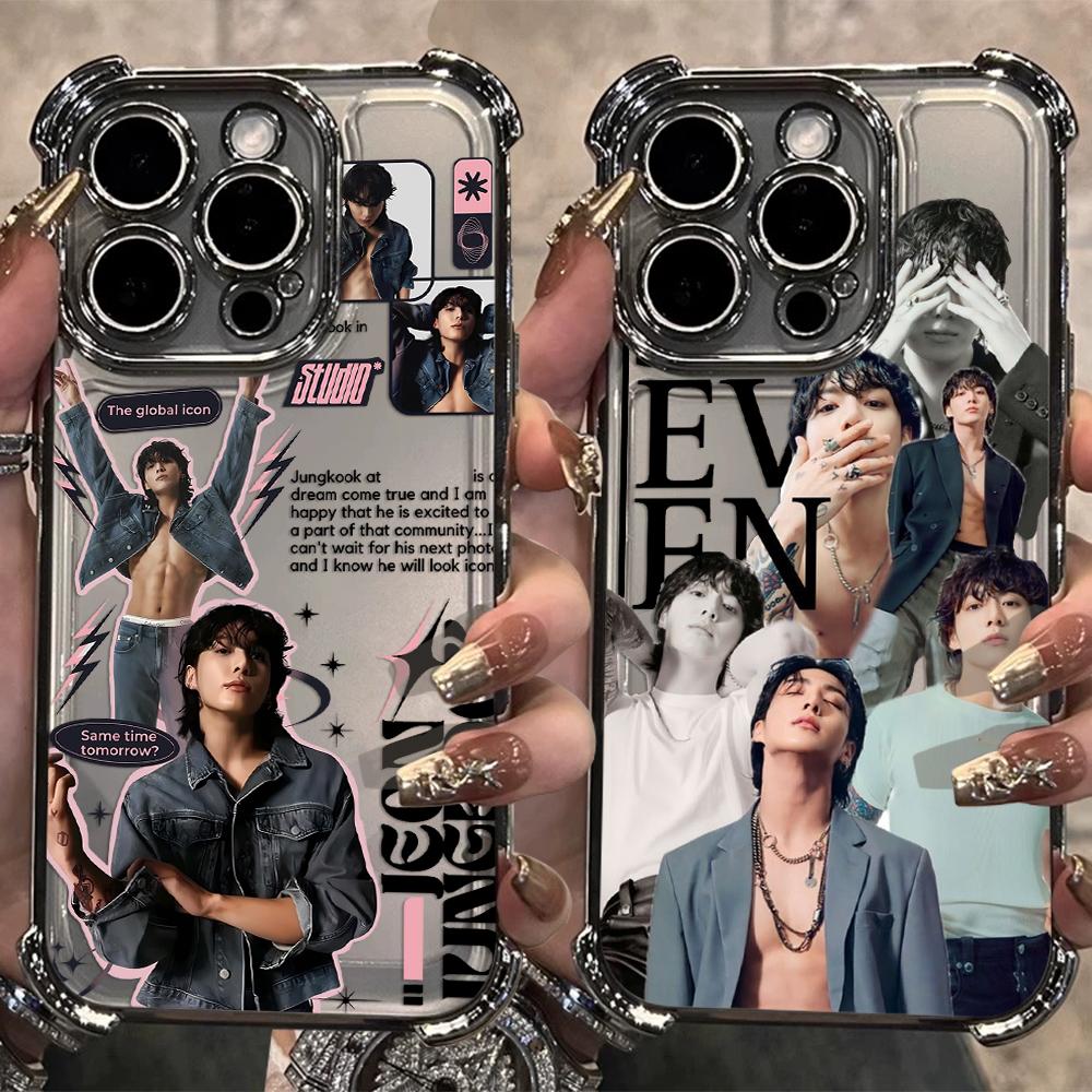 Чехол для телефона с покрытием Euphoria J-JungkookS для Samsung S26 S25 S24 S23 S22 S21 S20 FE Note20 Edge Plus Ultra 4G 5G Защита от падения Подушка безопасности