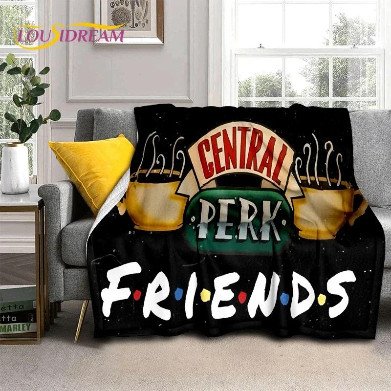Плед Central Perk из сериала «Друзья» Мягкий Уютный Плед для Дома Спальни Путешествий Идеальный Подарок для Фанатов и Детей