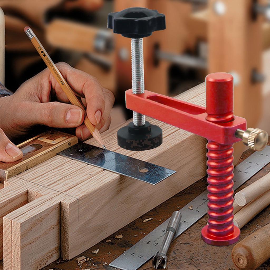 Прецизионные столярные верстачные упоры для отверстий, алюминиевые инструменты для верстака, надежные прижимы для стола, столярные отверстия для упоров