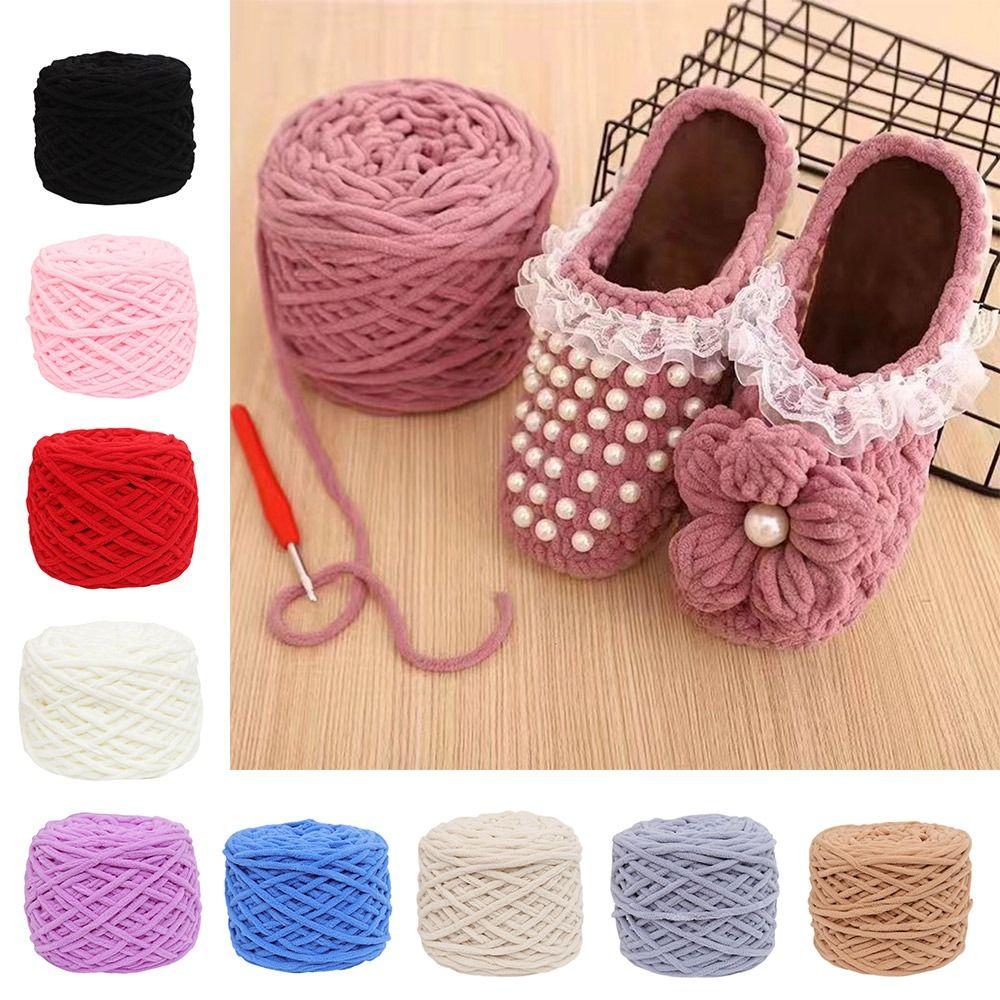 Пряжа для вязания крючком из акрила ручной работы 190 г, цветная тканая нить Ice Strip Line, мягкая шерстяная пряжа для вязания крючком