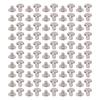 4.5x6x9mm 50 Set M3.5 Screw Rivets Flat Round Head Binding Rivets for PU Leather DIY Crafts