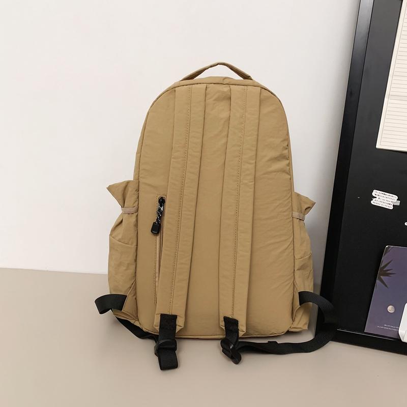 Однотонный рюкзак большой емкости для школьников, женский дорожный рюкзак, мужская компьютерная сумка