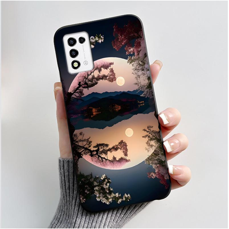 For ZTE Libero 5G III,  A202ZT Soft Silicone Black Case For ZTE Libero 5G II, A103ZT Popular Pattern Panda Shockproof Shell