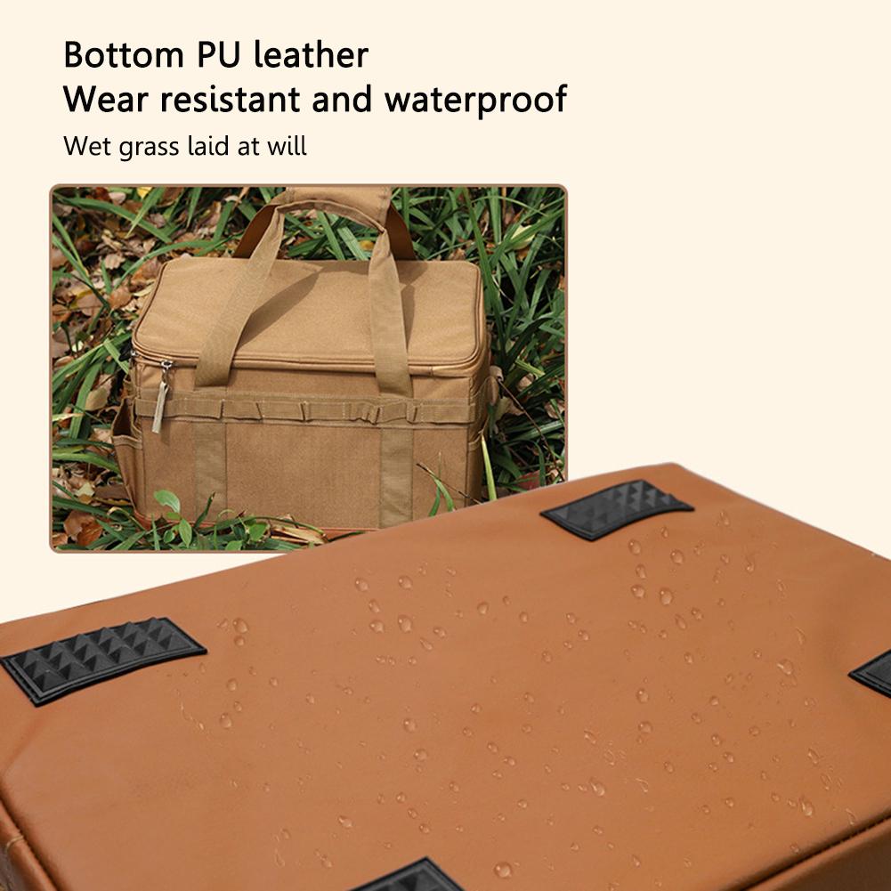 30 л органайзер для походной кухонной утвари, большая вместимость, сумка для хранения в багажнике автомобиля, складная многофункциональная, хозяйственные принадлежности для кемпинга