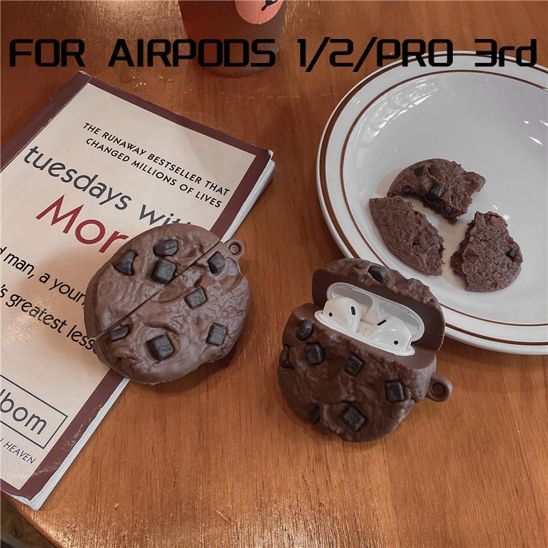 3D Cookies Silicone Case for AirPods 3 2021 3rd Cartoon Cute Earphone Case for AirPods Pro 3 2 1 Headphone Chargng Case Cover