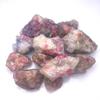 Турмалиновый гравийный минеральный образец, натуральный необработанный камень с эффектом цветения красной сливы