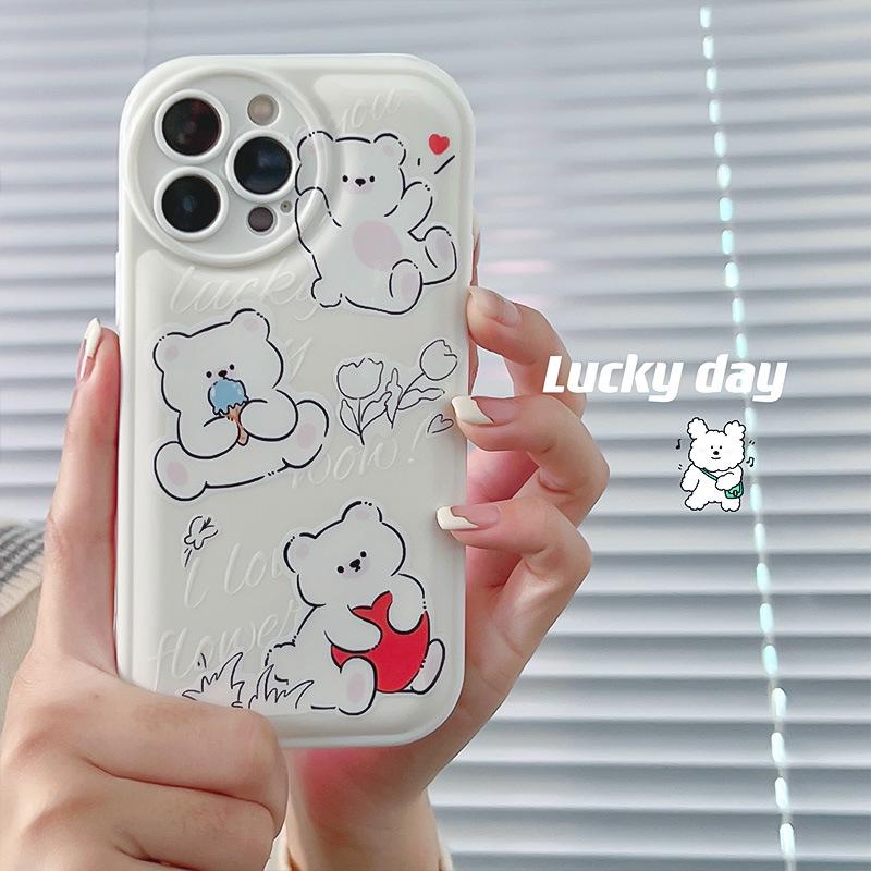 Чехол Zhitai Cartoon Air Cushion для iPhone 15 Pro Max, 14 Pro, 13 и XS