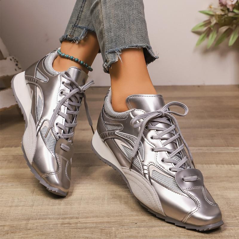 Fashion 2025 New Women's Platform Versatile Casual Sneakers Heightened Moral Training Shoes