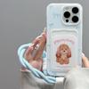 Чехол для мобильного телефона Apple 11 мультяшный бант щенок iPhone11/11/11promax карманный мешок 11/11 ремешок x
