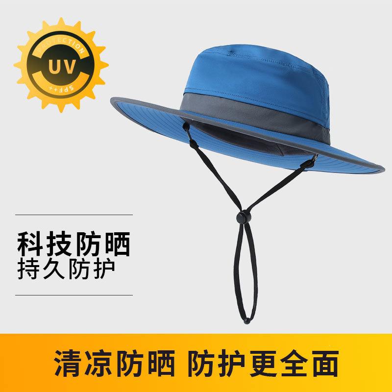 Summer Sun Protection Hat UV Protection Sun Hat Ultra Lightweight Men's Bucket Hat Portable Fishing Sun Hat