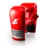 FIGHTERS SPIRITS Punching Hard Size Red Gloves, Leather, L,
