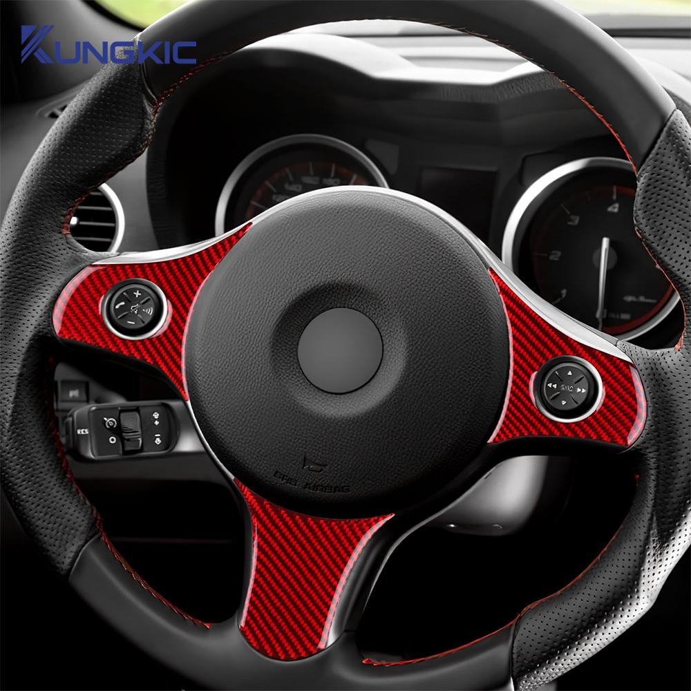 Real Soft Carbon Fiber Sticker For Alfa Romeo 159 2005-2019 2020 2025 2025 2025 LHD RHD Car Steering Wheel Button Frame Trim