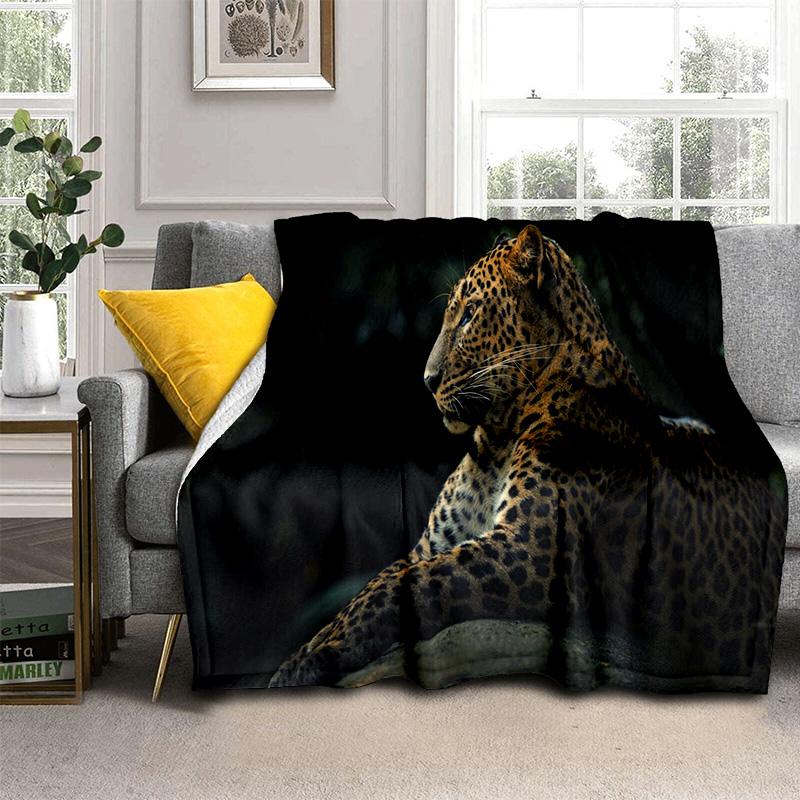 Одеяло с рисунком зверя, леопарда, гепарда, мягкое одеяло для дома, спальни, кровати, дивана, пикника, путешествия, офиса, одеяло, детское одеяло