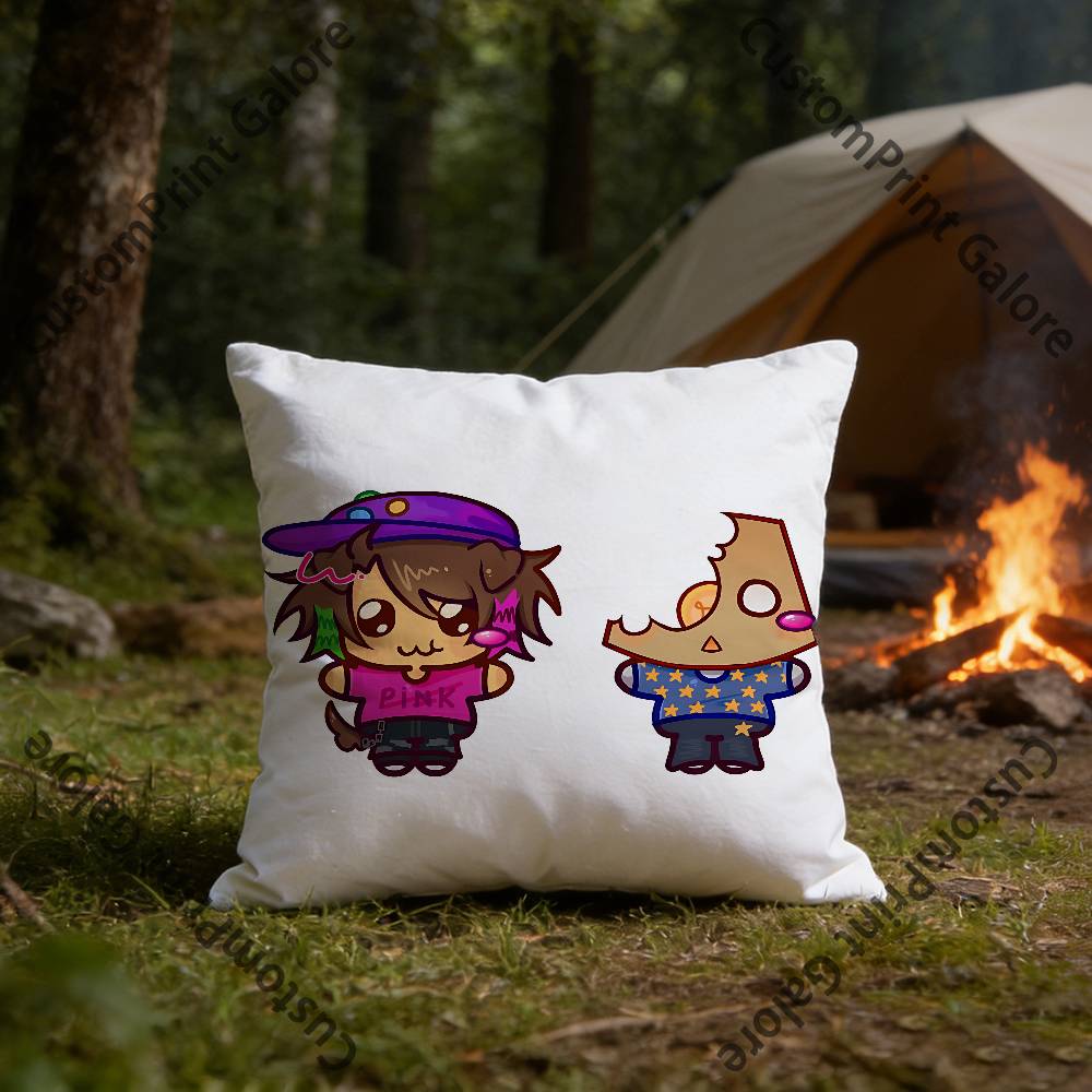 Skaterlight Infected Lampert Pillow Cover Polyester Square Cushion Case 45 cm Decorative for Home Couch Bed Car Decor