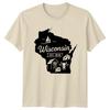 Wisconsin Est 1848 State Landmark Unisexs Unisexs Graphic Tee