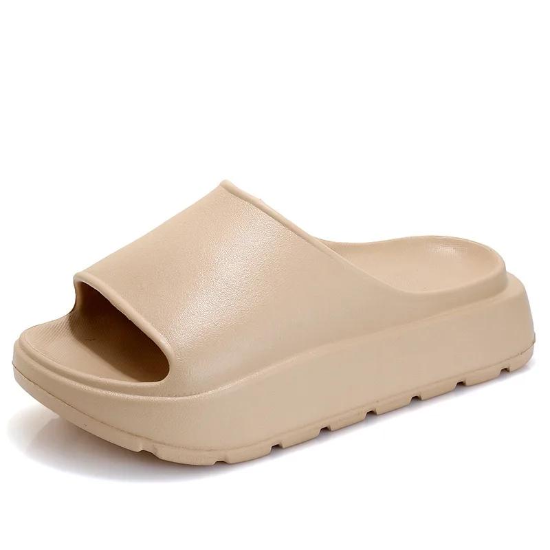 Fashion Summer Beach Thick Sole Eva Slippers Women Thick Platform Indoor Home Slides Woman Lightweight Non Slip Bathroom Flip Flops 2025