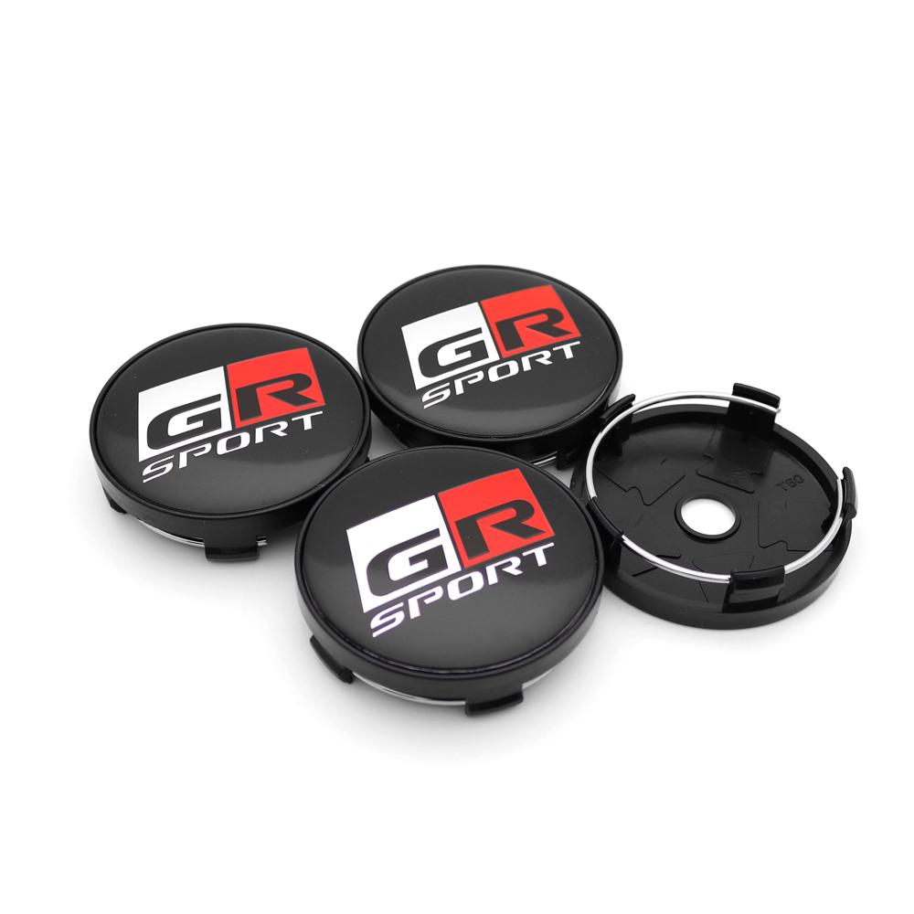 For Toyota XP90 14Pcs 56mm 60mm Car Wheel Center Hub Caps Cover For Toyota GR Sport Gazoo Racing Yaris 86 Corolla Hilux Supra C-HR Accessories