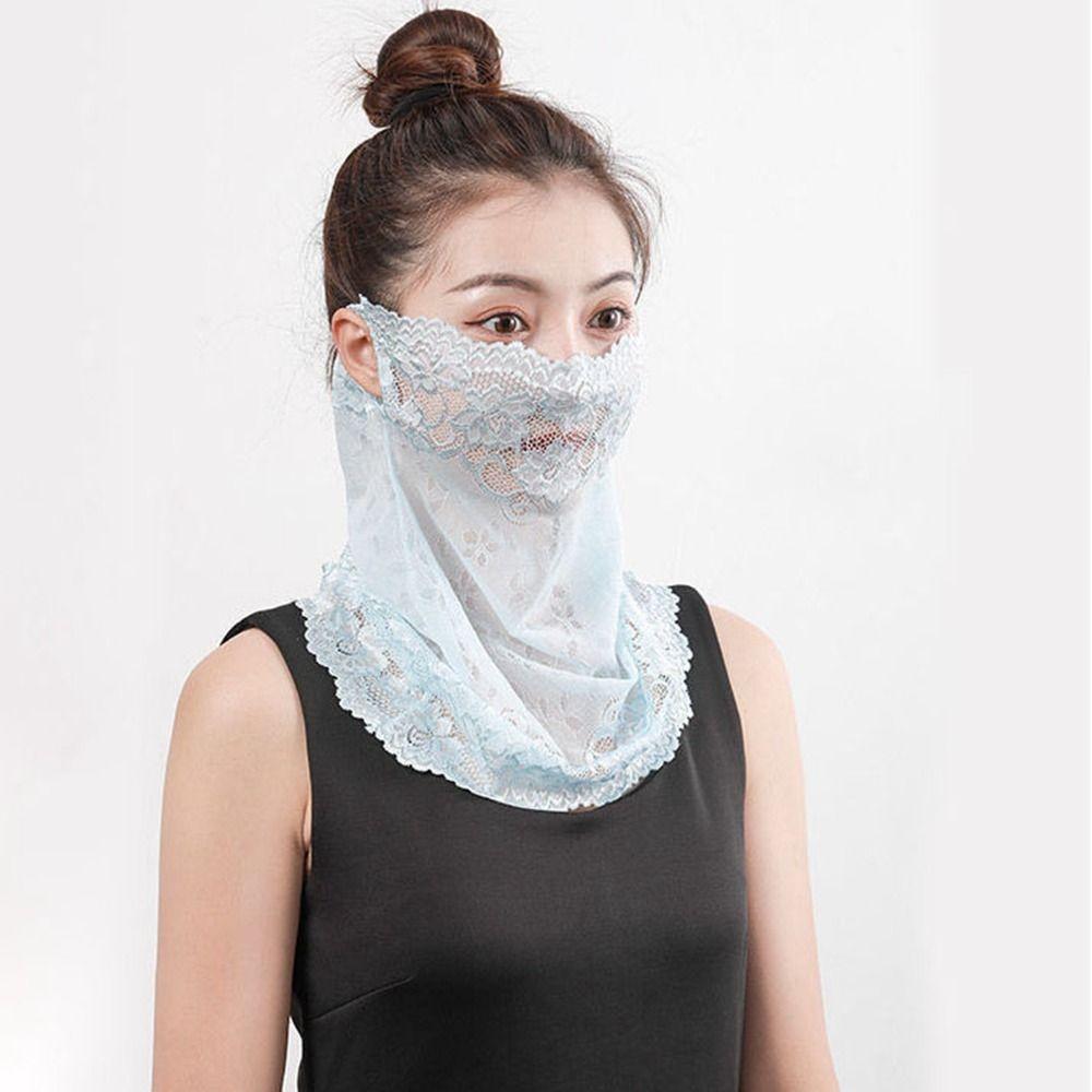 Comfortable Sunscreen Face Scarf Anti-UV Ear Headband Scarf New Neck Mask Summer