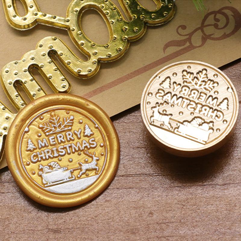 2,5 см для рождественской открытки, печать, журнал, скрапбукинг, украшение для праздничной упаковки подарков, открытки