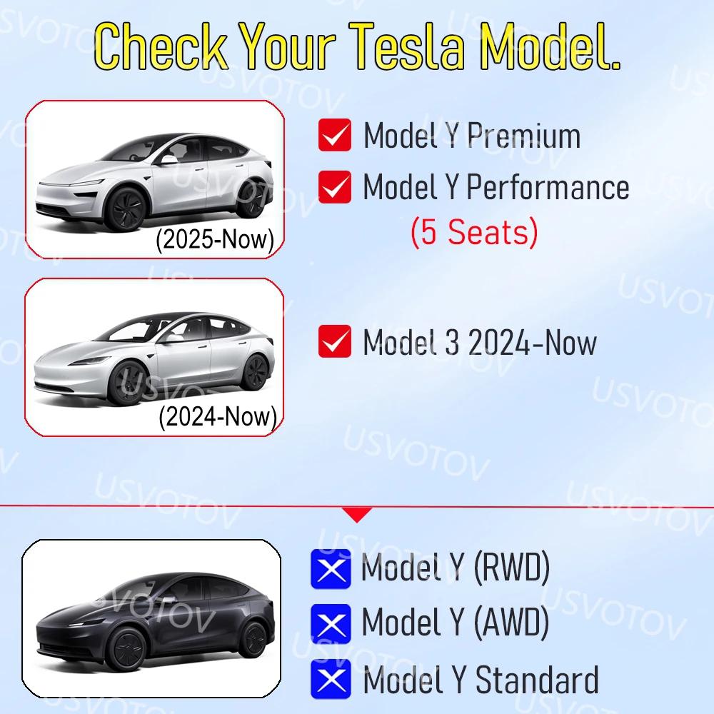 Rear Center Console Anti-kick Pad for 2025 2026 Model 3 Model Y Juniper Premium & Performance (Not Standard) Accessories
