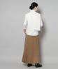 Nano Universe Faux Suede Pleated Skirt be paired with other F 044 Camel Women's (Can items) 673-5230311