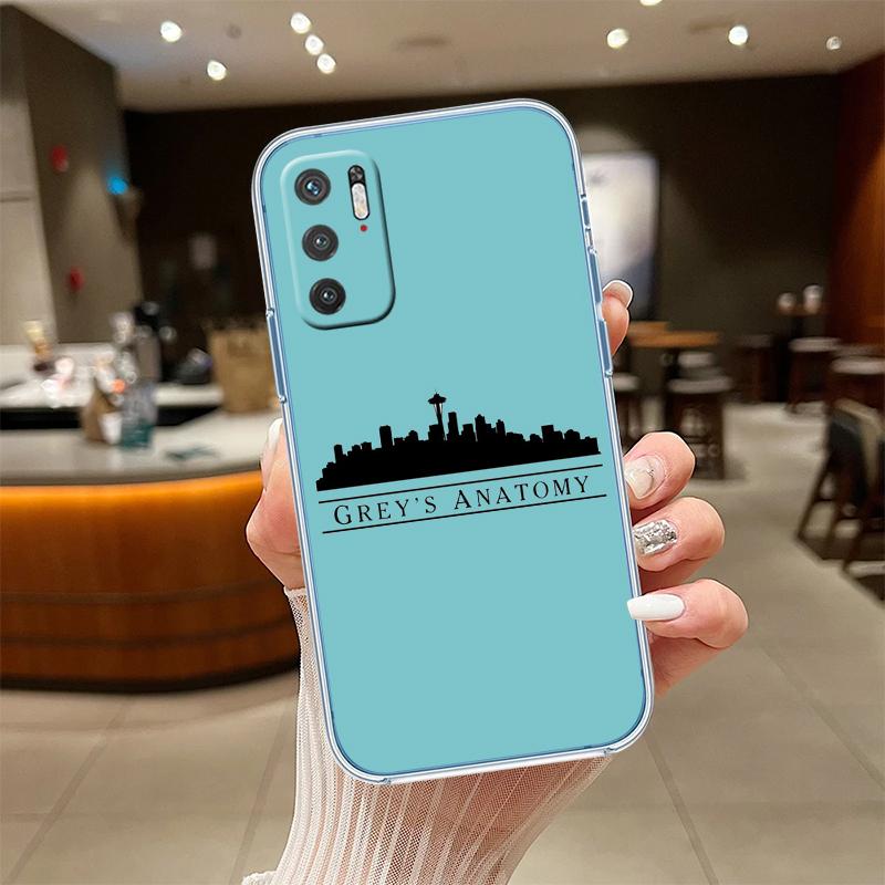 UP33 Grey's Anatomy Transparent Phone Case for Motorola Moto G7 G8 G9 G84 G85 G73 G24 G15 Z2 Play Power Plus