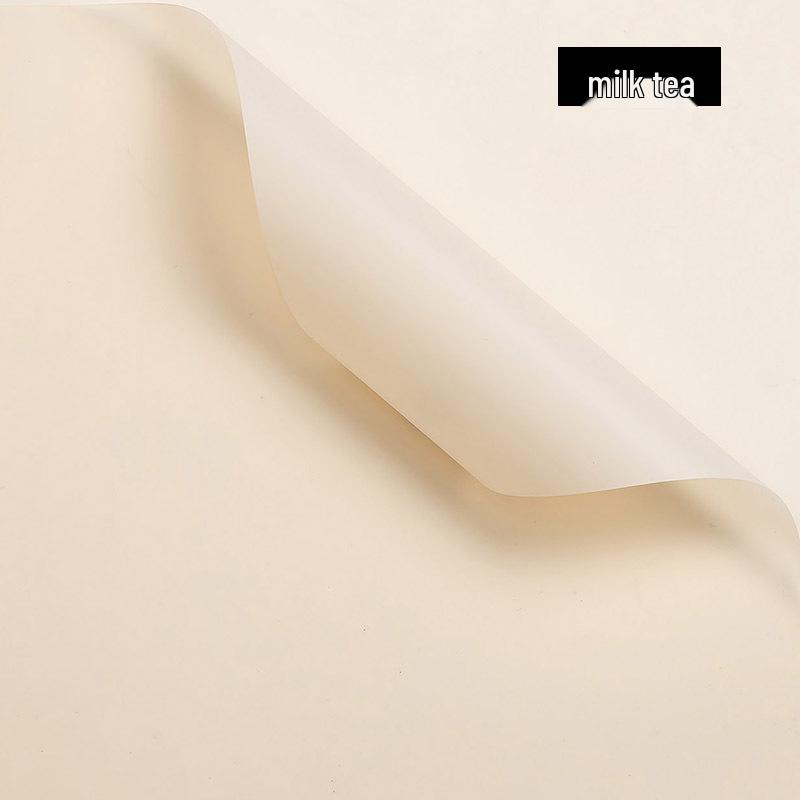 Полупрозрачная Водонепроницаемая Матовая Бумага для Букетов Флориста - Корейская Однотонная Упаковка для Цветов