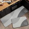 Kitchen Floor Mat Rug Waterproof Non-slip PVC Leather Carpet  Oil-proof Stain-resistant Carpets Modern Style Home Decor Rugs