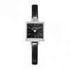 [FOCE LADY] FOCE LADY 19,5 мм Женские квадратные кожаные часы FM1913L-BK