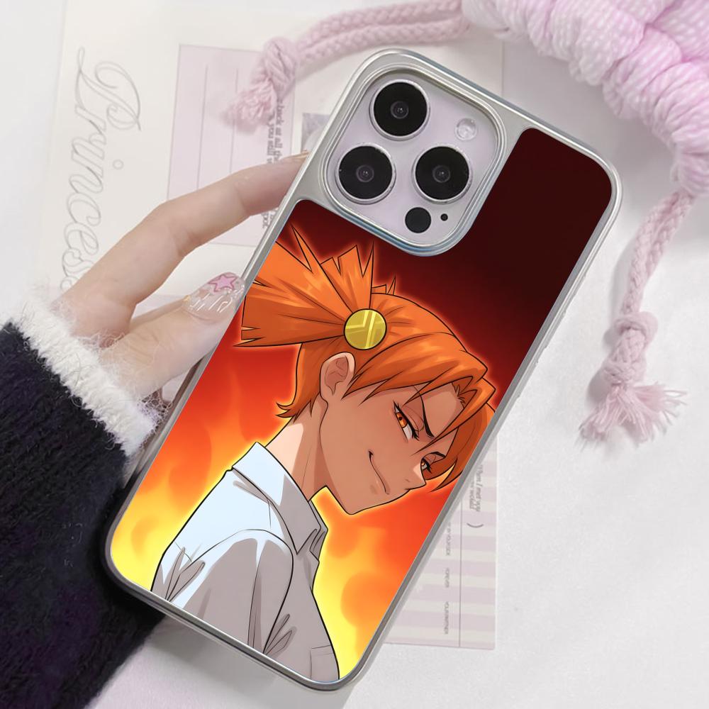 Вечное Лето Алиса Покрытие Серебром Чехол для Мобильного Телефона для iPhone 17 16 15 14 13 12 11 Air Pro Max Plus Цветной Чехол