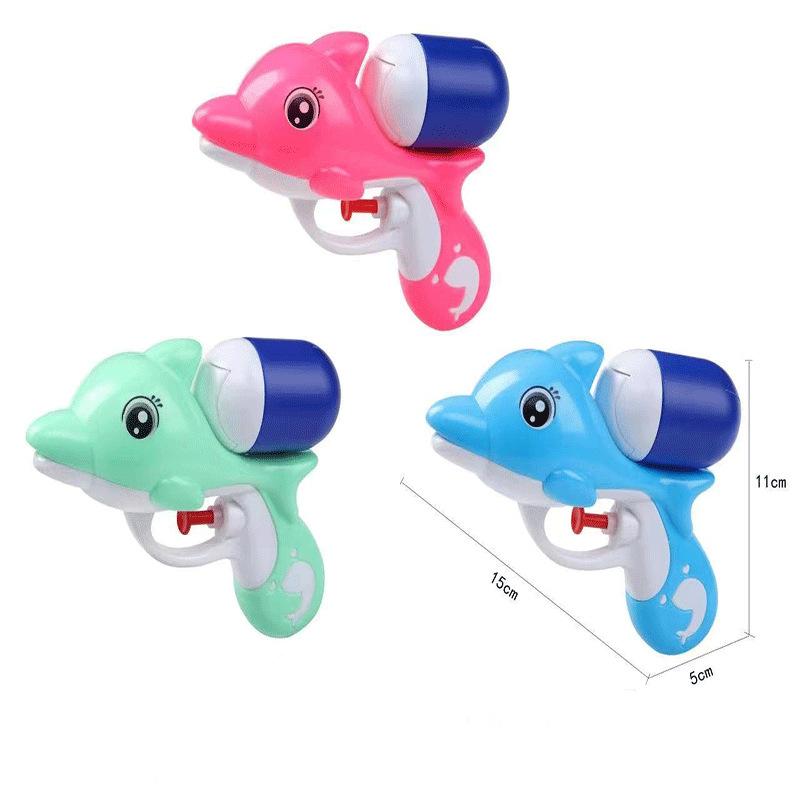 Cartoon Dolphin Space Water Gun Blasting Toy Super High Pressure For Summer Play Water Pool Kids Boys Favors Gift Rafting Toys