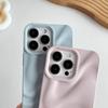 Caseative for iPhone 16 Pro Case,Water Ripple Pattern Wave Phone Case (White)