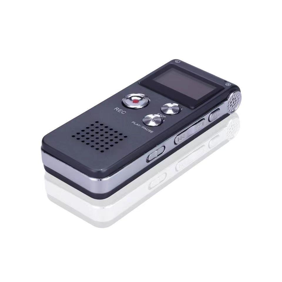 Интеллектуальный цифровой диктофон с перекрестным зеркальным дизайном, 8 ГБ памяти и встроенной функцией динамика, воспроизведением MP3