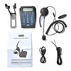 Call Center Telephone Dialpad Corded Telephone with Noise Cancelling Monaural Headset Clear Voice