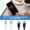 1m/2m Double End Type C Data Line 3A Quick Charging Power Cable Wire Supports Stable Data Transfer for Tablets Phones