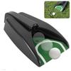 Indoor Golf Automatic Putting Cup Golf Putting Returner with Golf Putting Alignment Tool Portable Putting Device
