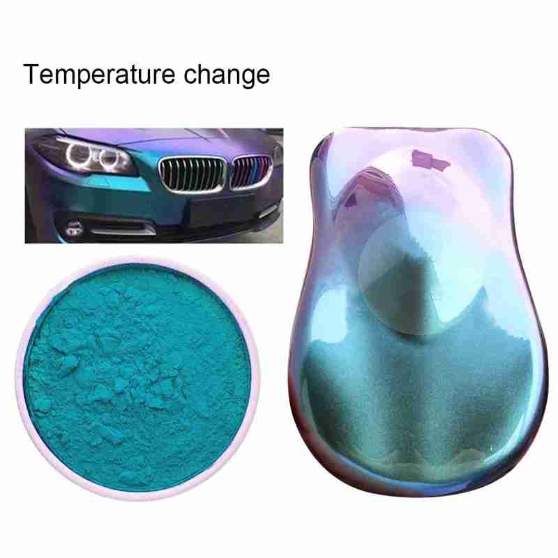 Автомобильная термохромная краска, термочувствительный меняющийся пигментный порошок, акриловая краска, порошковое покрытие, краска для украшения автомобиля R0s5