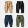 Spring New Children's Fashion and Leisure Pants Boys' Pants Baby Label Fashion Casual Kids Pants