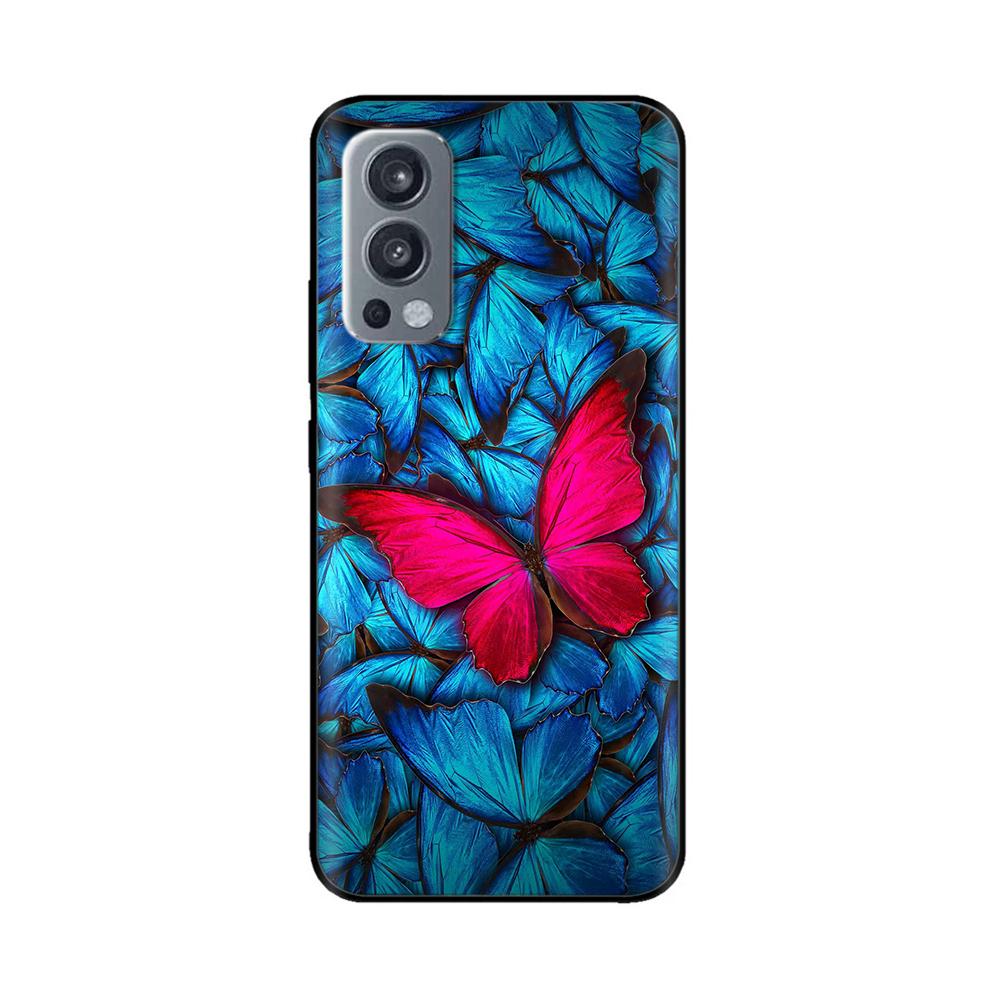 Чехол для OnePlus Nord 2 5G Бампер Nord2 6,43 дюйма Мягкий силиконовый чехол из ТПУ для One Plus Nord 2 5G Чехол Мультяшная задняя крышка Coque