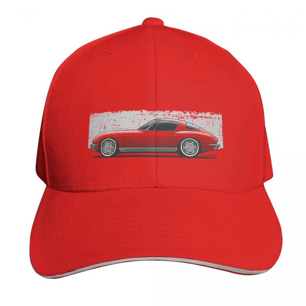 My drawing of the American sports car Baseball Cap hats on offer Streetwear cute fun hats Womens Hats For The Sun Unisexs