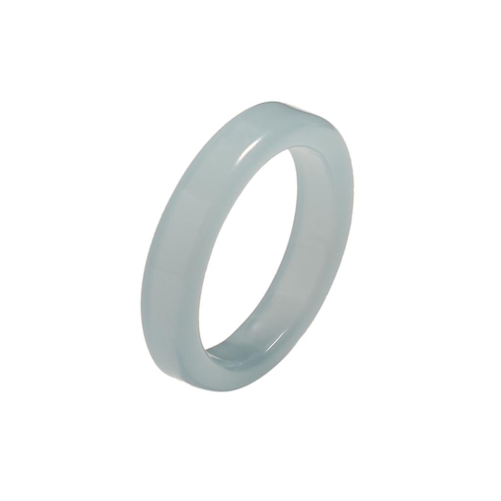 Модные разноцветные акриловые кольца из смолы для женщин Простые однотонные геометрические круглые кольца для пальцев Ювелирные изделия Подарок Anillo Mujer AVE