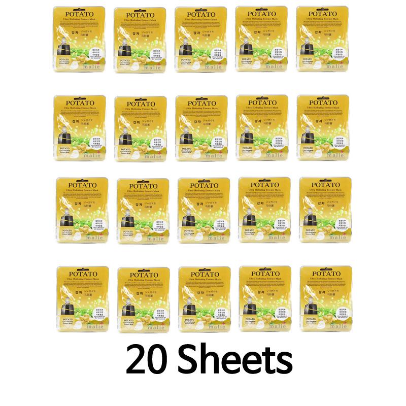 Face Mask Sheet Potato Essence Mask Skin Care (10 Sheets and 2 Options) Korean Cosmetics