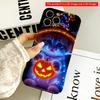 2DFlat Halloween Witch Kitten with Glowing Pumpkin All Inclusive Film Hard Phone Case, Compatible with iPhone 18 Pro Max 17 16 15 14 13 12 11