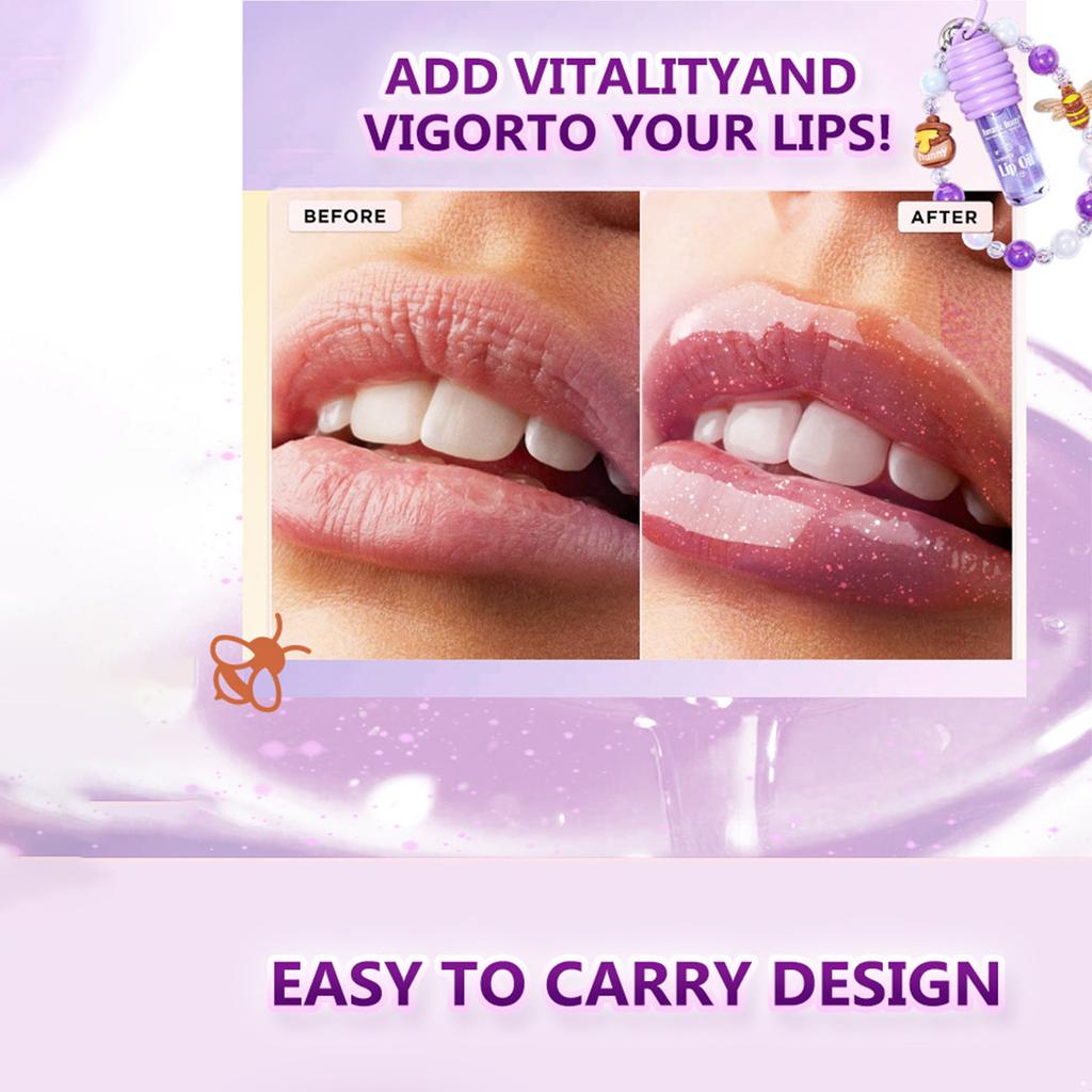 Mirror-Finish Lip Oil for Women - Tinted Hydrating Lip Gloss, Portable Lipstick for Daily Moisture
