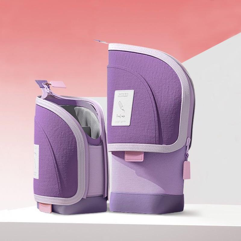 Вместительный выдвижной пенал-подставка для учеников начальной школы