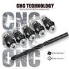 NICECNC For Canam Maverick X3 5PCS Aluminum Alloy CNC Removable Hood Repair Kit For Can Am Maverick X3 R RR MAX R RR 2017-2023
