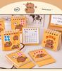 2026 Capybara Mini Calendario Tavolo Cute Office Standing Flip Calendar June 2025 - December 2026 Decorativo Studente