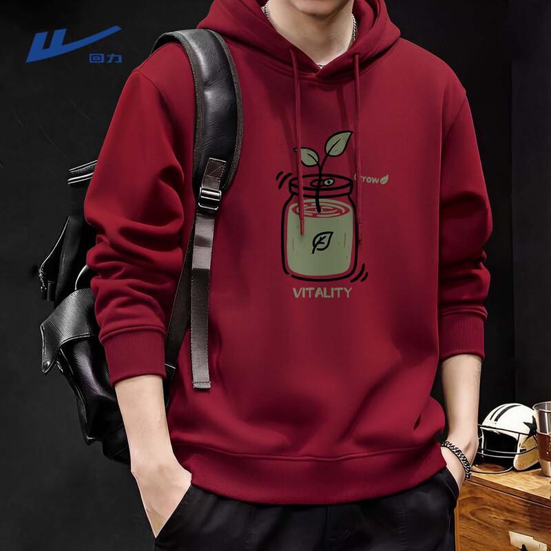Warrior Men's Heavyweight Loose Fit Pullover Hooded Sweatshirt